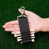 Anti-Loss Clip Golf Tee Holder PU Leather Outdoor Sports Gear Golf Tee Organizer  Outdoor Sports
