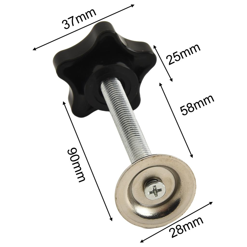 1pc M8*60 Star Knobs Thread Clamping Knob Screw Hand Tightening Knob Corrosion Resistant Hand Tools Parts