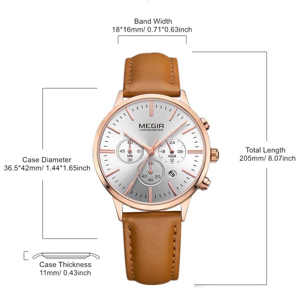 Megir Luxus Quarz Frauen Uhren Marke Mode Sport Damen Liebhaber Uhr Uhr Relogio Feminino für Weibliche Armbanduhren 2011