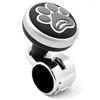 Rubber Silicone Power Steering Wheel Spinner Knob, Easy Installation for All Vehicles, Car Accessories (Gray)