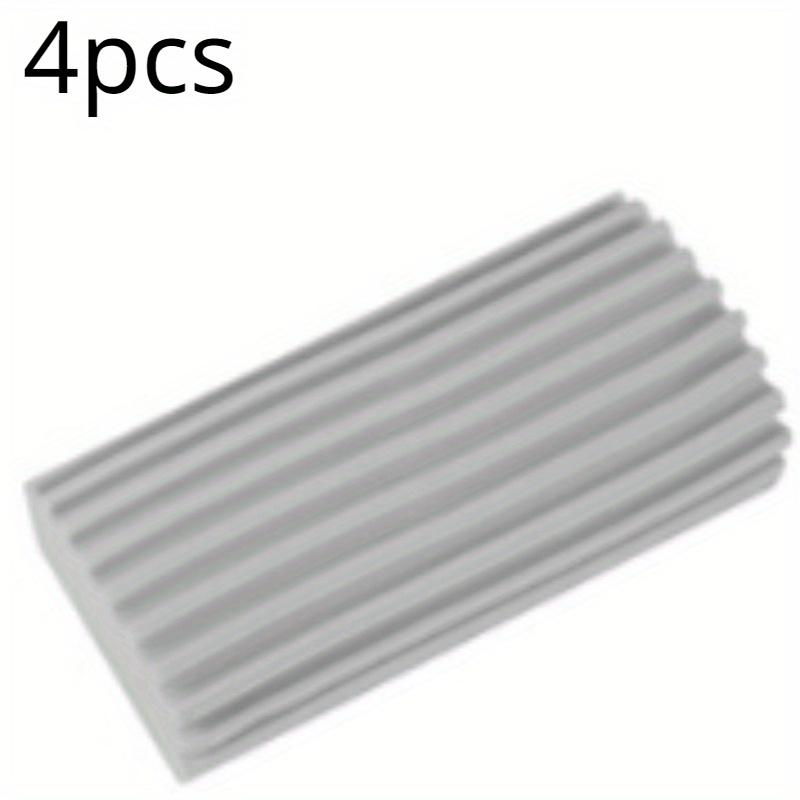 

Губка для пыли, губка-ластик, многоразовая губка для влажной пыли. Домашняя чистка жалюзи, стекла, плинтусов, радиаторов, пазов для оконных направляющих. 4pcs