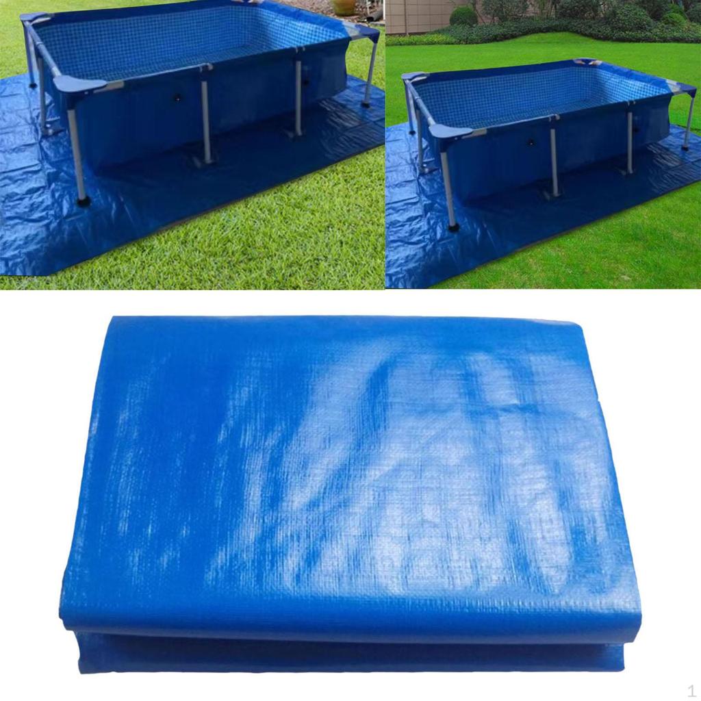 Pooler ovan jord Dukskydd Tarp Heavy Duty Supplies Tillbehör Poolmatta Pad