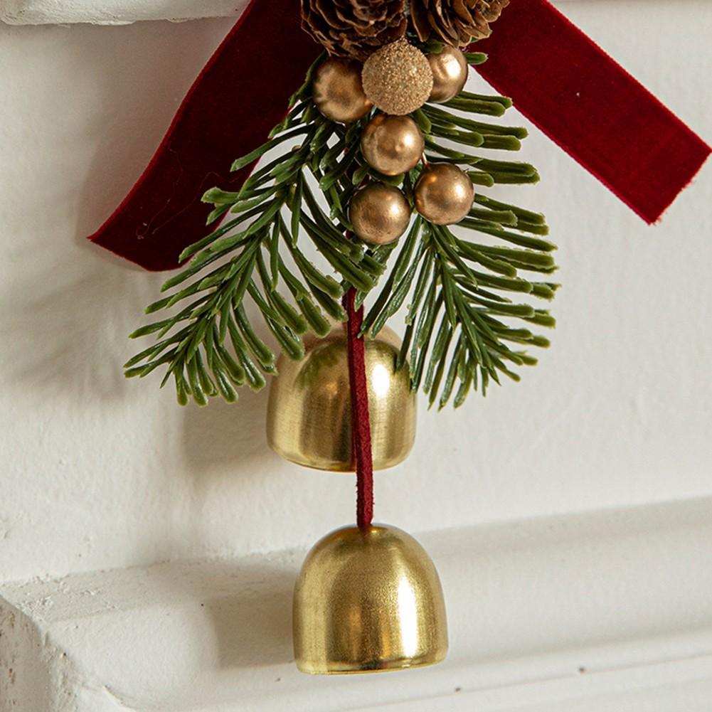 Plastic Pine Cones Christmas Bells Christmas Hanging Decoration
