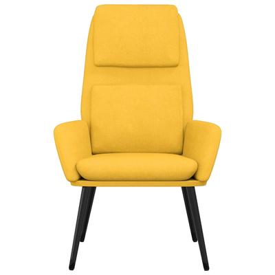 Relax Armchair Mustard Yellow Fabric