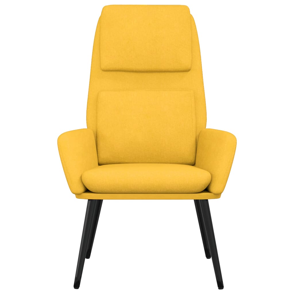 Relax Armchair Mustard Yellow Fabric