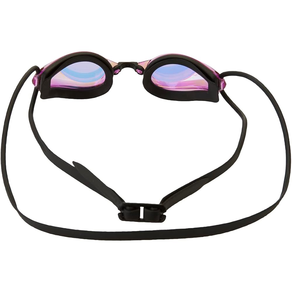 Arena Splash Unisex Swimming Goggles Free Size Mirrored Lenses Anti-Fog Competitive Swim Gear