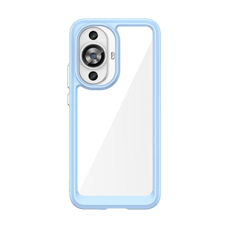 Transparente PMMA + TPU-Hülle für Huawei Nove 11 12 Lite S 12Lite 12S, farbenfrohe, weiche Schutzhülle auf der Rückseite, splitterfest, staubdichte Abdeckung