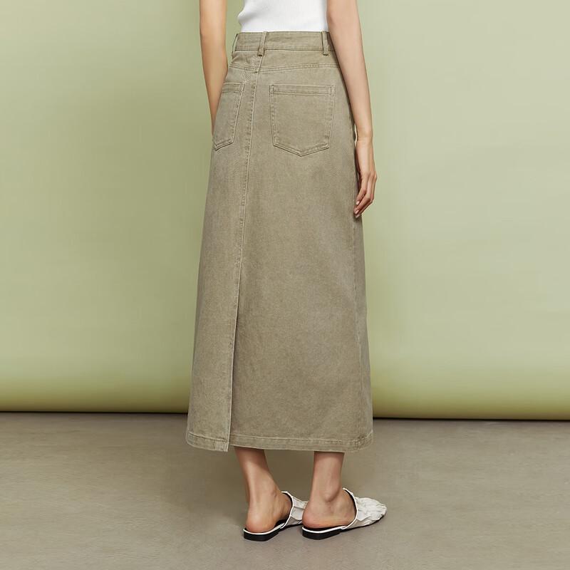 Women's Versatile Commuter Mid-length Straight Skirt