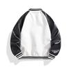 American Retro Motorcycle Suit PU Leather Men's Baseball Jacket Spring and Autumn Pilot Functional Jacket Outerwear