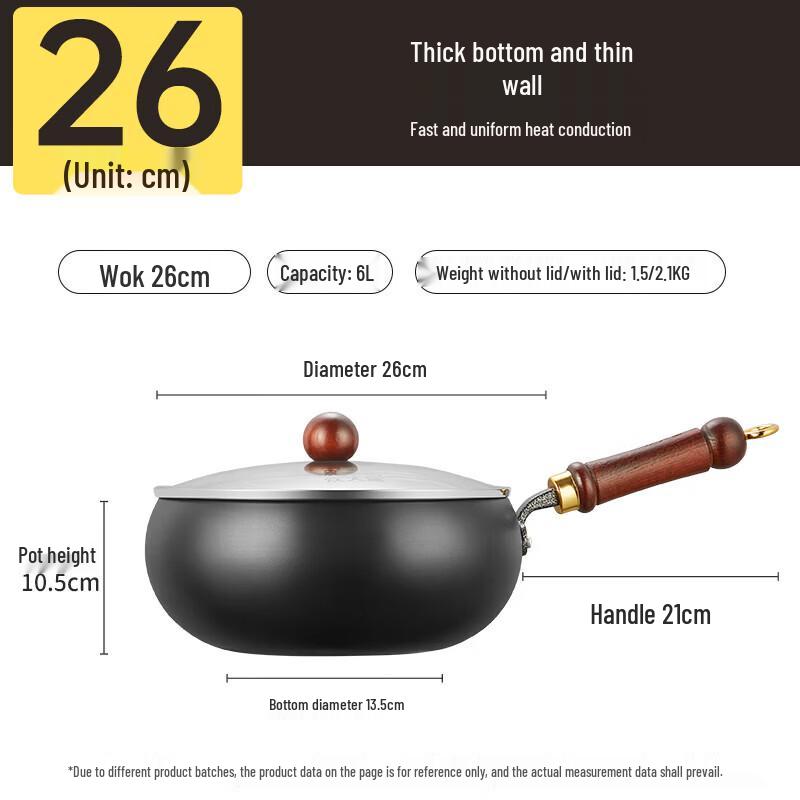 COOKER KING Belly Iron Wok