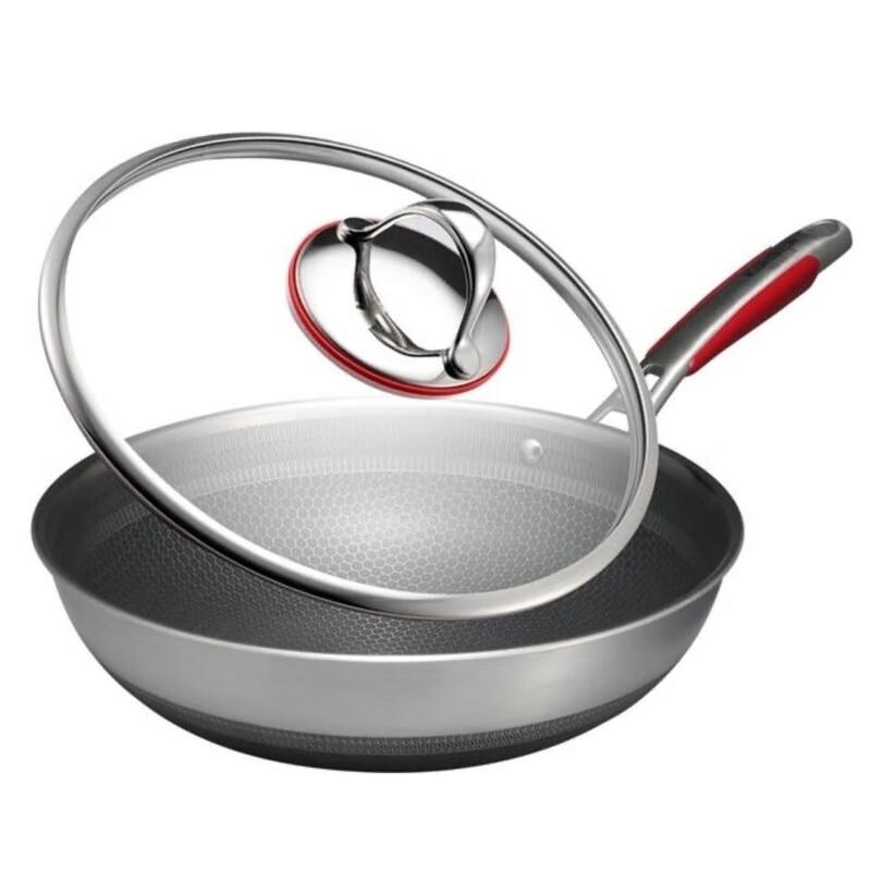 Kangbach 32cm Universal Non-Stick Stainless Steel Wok