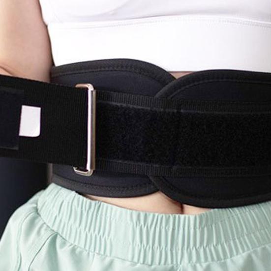 Weight Lifting Belt with Fastener Tape Adjustable Lightweight Self-Locking Powerlifting Belt Workout Fitness Waist Belt
