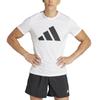Adidas Lauf Kurzarm Run It Kurzarm IEJ89 Weißes T-Shirt T-Shirt Herren (IN0075) J/S