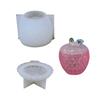 Creative Fruit Design Silicone Mold for Handmade Resin Storage Jars Craft Gifts and Organizers Projects