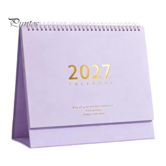 Blocco Lista di Controllo Attività Calendario da Scrivania 2026-2027, Ott 2026-Dic 2027 Calendario 14 Mesi, Grande Planner Mensile per Pianificazione Organizzazione da Scrivania Ufficio