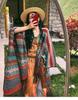 Ethnic Striped Cape: TikTok Trending Versatile Travel Shawl from Tibet & Yunnan - Warm & Stylish
