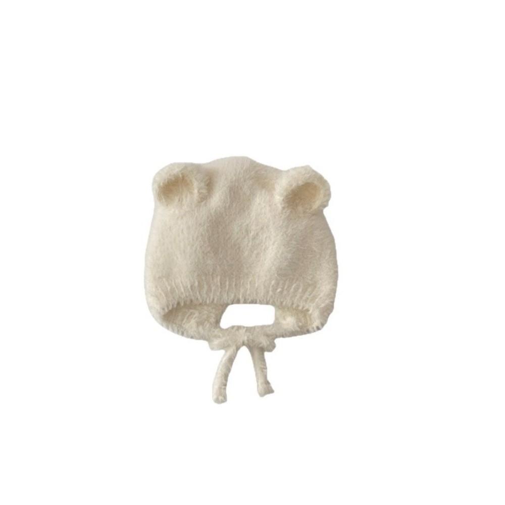 Windproof Knitted Warm Hat Soft Ear Protection Hats New Newborn Bonnet Hat  Kids