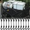32cm Cycling Luggage Binding Ropes Camping Accessories Strechable Bungee Cord Elastic Rubber Rope 20-1pcs with Hook Versatile