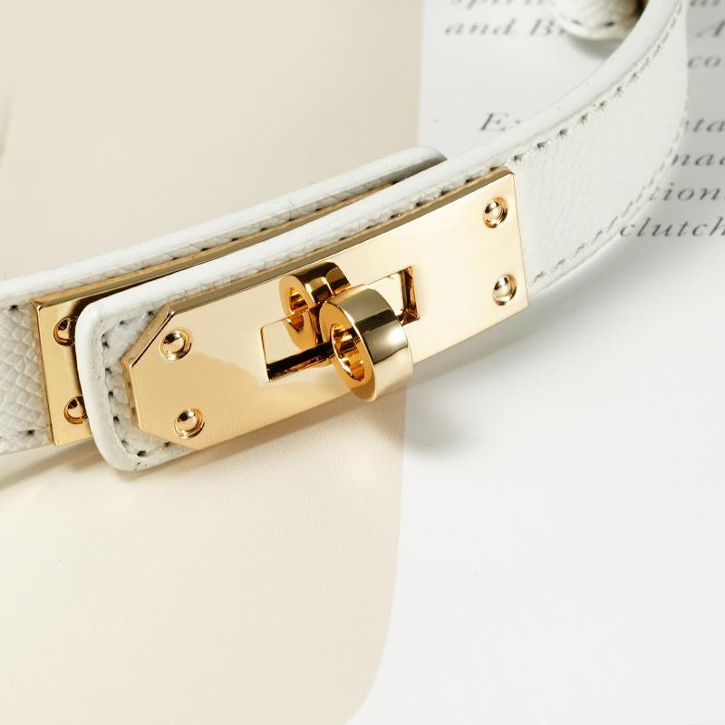 New Lady's Button-down Belt, Telescopic Waist Belt, Women's Dress, Waist-cinching and Adjustable Casual Belt, Clothing Accessories