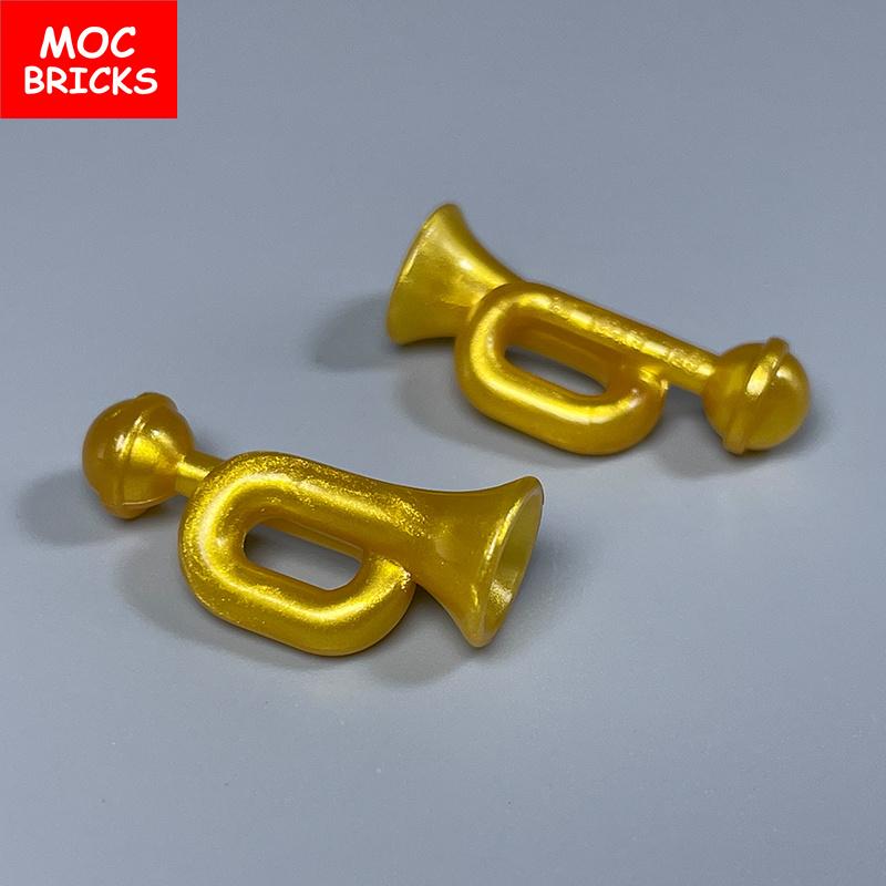 MOC Bricks Clown Instrument Suona Horn Bugle Music Figure 87996pb01 Building Blocks DIY Dolls Toys For Children Gifts