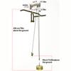 DIY Gym Pulley Cable Machine Keep Fit Muscle Triceps Hand Strength Fitness Equipment Home Indoor Workout Accessories