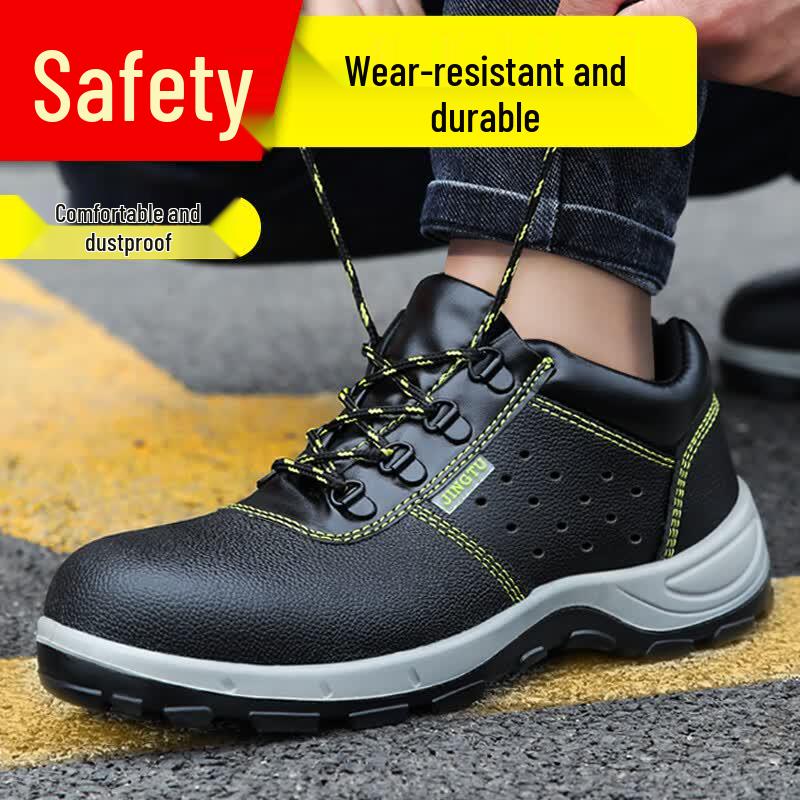 GUYISA Men s Steel Toe Safety Shoes 40