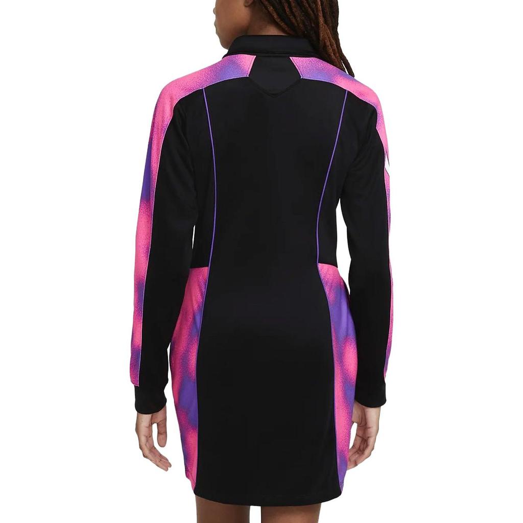 Jordan Paris Saint-Germain Jersey Dress Long Sleeve Women Dresses Black CZ7501-010