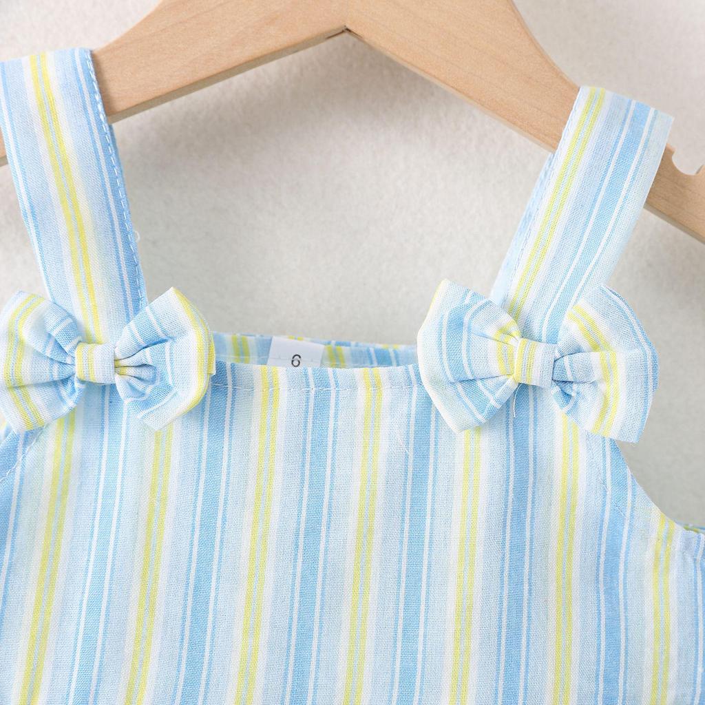1753 Summer Fashion Baby Girls Sling Dress - Trendy Children's Clothing
