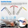 3x Silver Easy To U-Cup Rod Upgraded Seal Twister Install Tool Durable And Convenient Portable