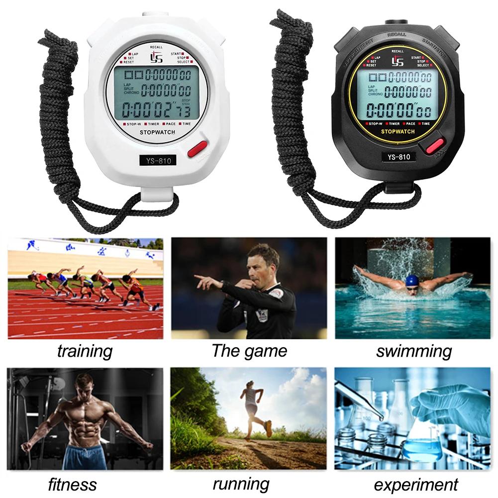 Waterproof Chronometer Handheld Pocket Stopwatch Digital Stopwatch Outdoor Sports Training Timer 0.01s Precision Timer Tools