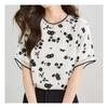 Navava Flower PrinT ShorT Sleeve T shirT nT1618