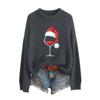 3D Printed Round Neck Pullover ZLL-YT1