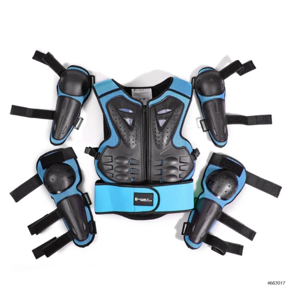 Full Body Motorcycle Armor Children Kids Motocross Armour Jacket Chest Spine Knee elbow guard