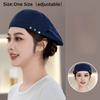 Comfortable Service Cap Oil-resistant Male Chef Hat Beret Hat  Restaurant BBQ Restaurant Kitchen