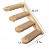 Cat Climbing Shelf Wall Mounted Four Step Cat Stairway with Jute Scratching for Kitten Perch Platform Walls Furniture for Cats