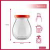 50x BARATTOLO VETRO MAIONESE 245ml CON TAPPO MARMELLATA MIELE PATÈ 245ml