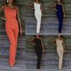 2023 Summer European & American Women's Solid Color Sexy Nightclub Jumpsuit