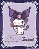 Socks just like kotatsu Sanrio collaboration design Hello Kitty Kuromi [Okamoto] supplement, socks,