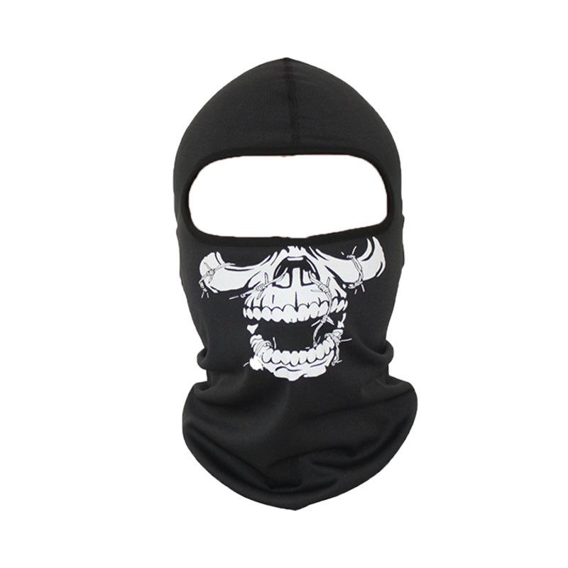 Skull Face Mask: Windproof Motorcycle Balaclava for Men & Women – Sun Protection Helmet Liner