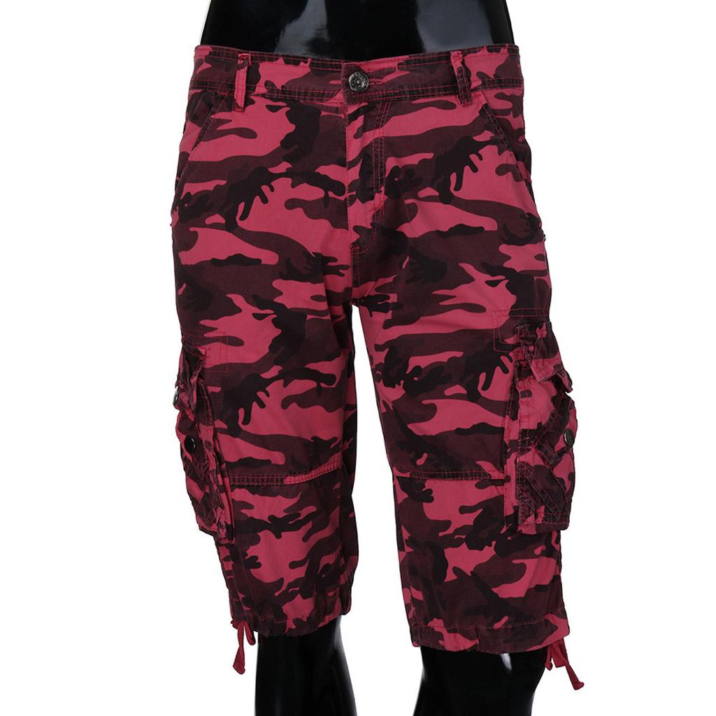 Mode hommes décontracté poche plage travail décontracté pantalon court Shorts pantalons