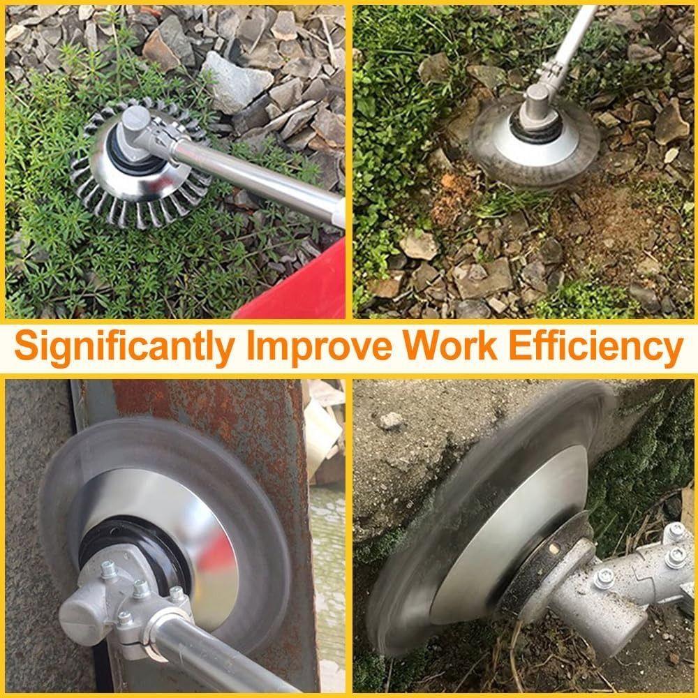 8 Inch Universal String Trimmer Blade Steel Durable Upgraded Trimmer Head Easy Install Replacement