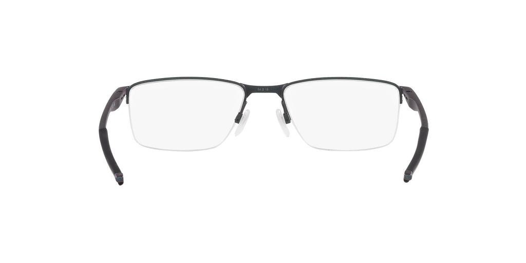 Oakley OX3218 Prescription Socket Colorshift 52mm Lens Glasses, 5.5 DK, MT, Silver/Blue Frame/Demo Lens,