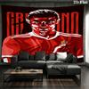 CR7 Wall Tapestry Aesthetic Wall Hanging Printed Fabric Blanket Decorative Tapestries for Bedroom Living Room Home Decor