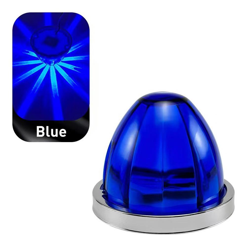 1Pc LED Truck Side Lights Watermelon Lights LED Turn Signal Emergency Lamp Trailer Side Marker Clearance Light 12V 24V for Car