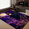 Moonlit Graveyard Undertaker Rug for Living Room, Game Rooms, Office, Bedroom, Office Floor Mat Playful Design, Fan Gifts Christmas Decor