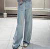 Spring 2025 Wide-Leg Flattering Jeans: Loose Fit, Hip-Covering, Banana Pants Style (5P2E11540)