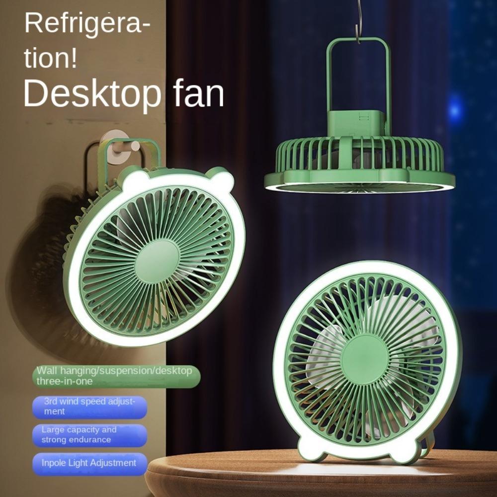 Plastic Desktop Small Fan Mini Wall Hanging Fan Creative Ceiling Fan  Student