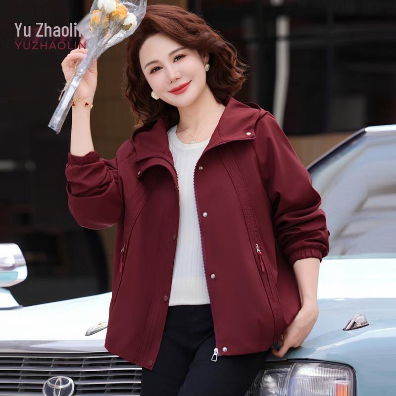 Yuzhaolin Women s Casual Hooded Jacket 4XL