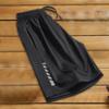 Mid-Rise Elastic Waistband Drawstring Pockets Men Shorts Outdoor Fitness Ice Silk Short Pants