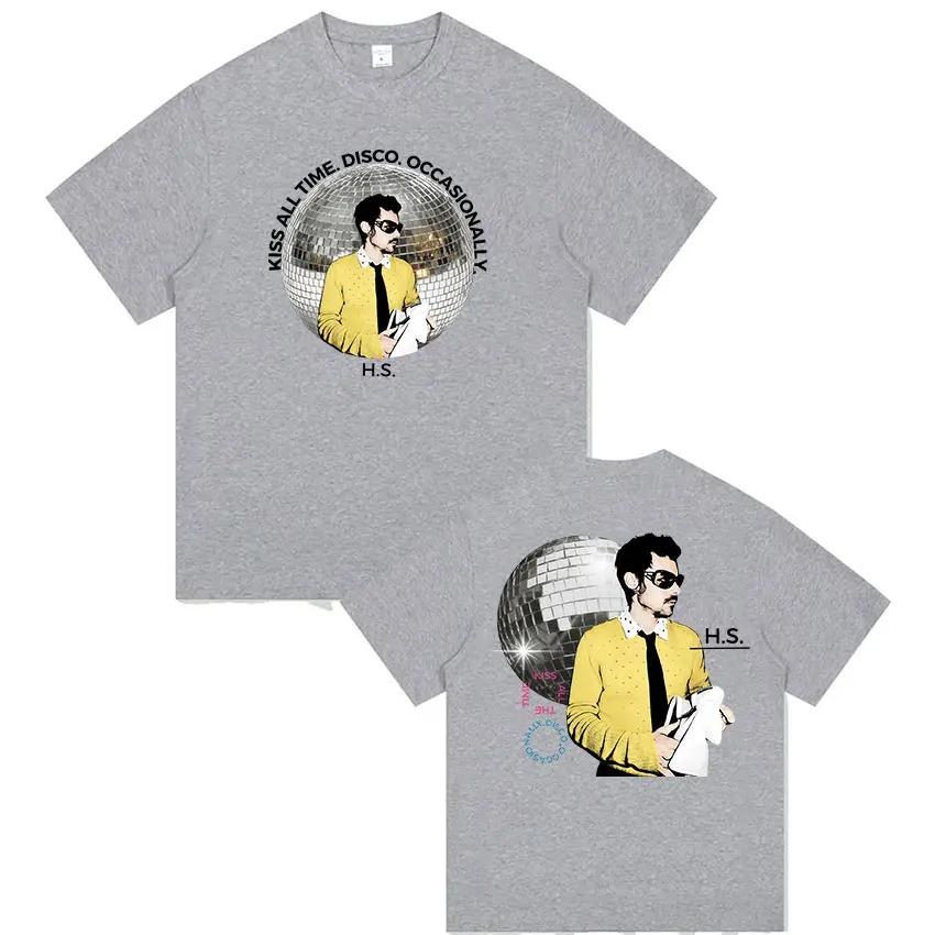 Hip Hop Streetwear Kiss All The Time Disco Occasional Tour 2026 Graphic T Shirts Unisex O-Neck Vintage Oversized Cotton T-shirts